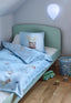 Klarborg Cactus Bedding Junior Light Blue 
